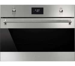 SMEG SF4309MX Built-in Microwave with Grill - Stainless Steel